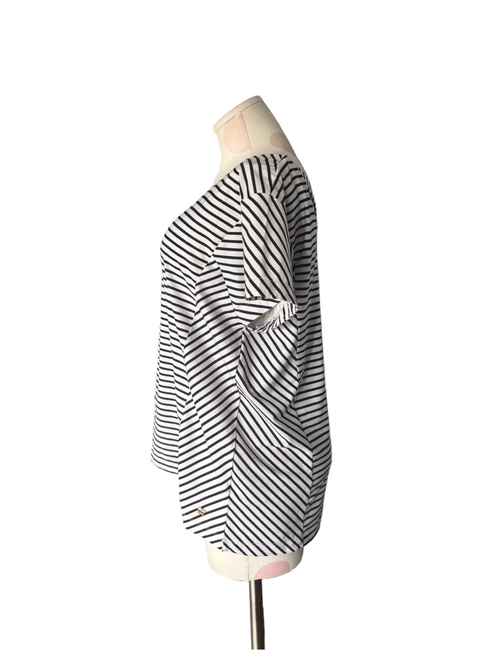Helly Hansen Striped Short Sleeve Top – White Navy – large - Picture 5 of 8